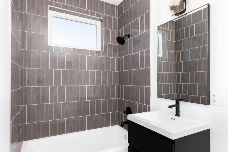Textured Tile Wall Feature